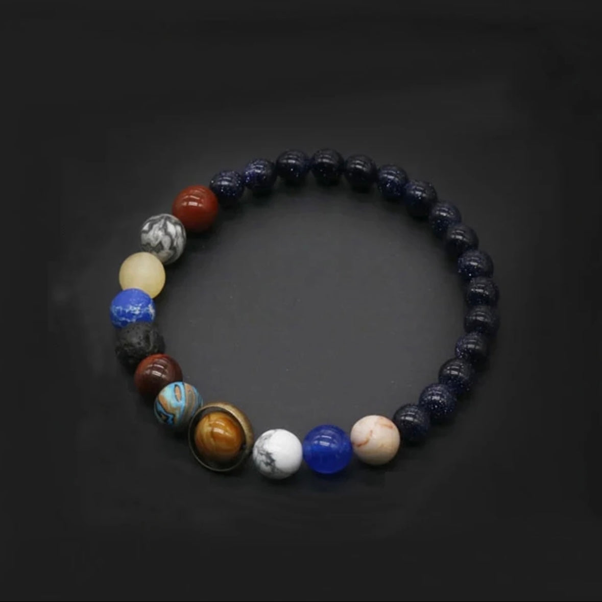 Solar natural stones luxury bracelet