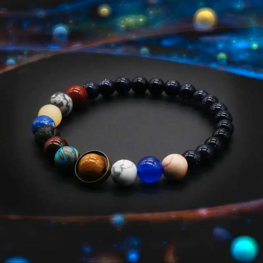 Solar natural stones luxury bracelet