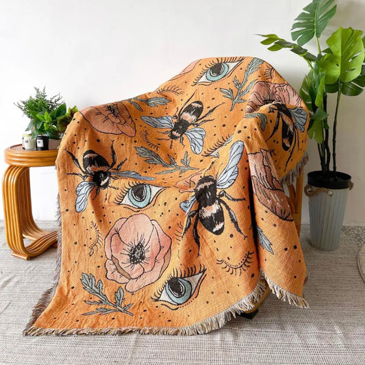 Bee handmade luxury cotton sofa cover