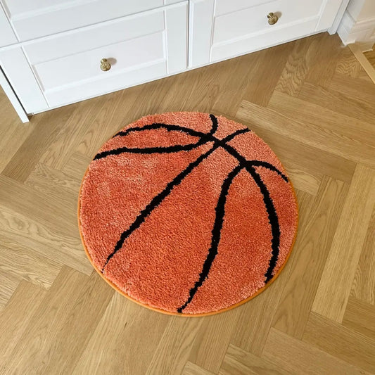 Basketball handmade luxury rug